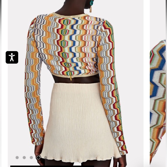 ALEXIS Crochet Knit Crop Top - Picture 3 of 8